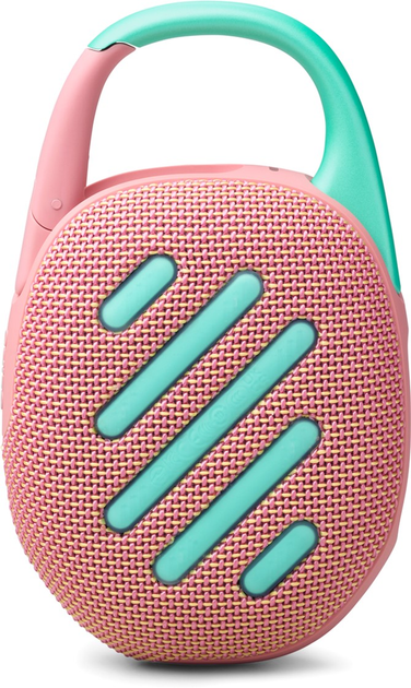 Портативна колонка JBL Clip 5 Pink (JBLCLIP5PINK)  Фото №1